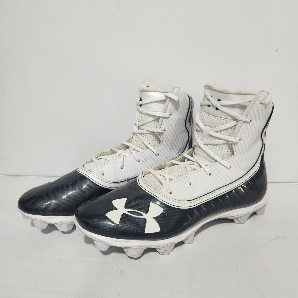 Under Armour Cleats Mens 11 Black Highlight Football MC High Top 3021197-003